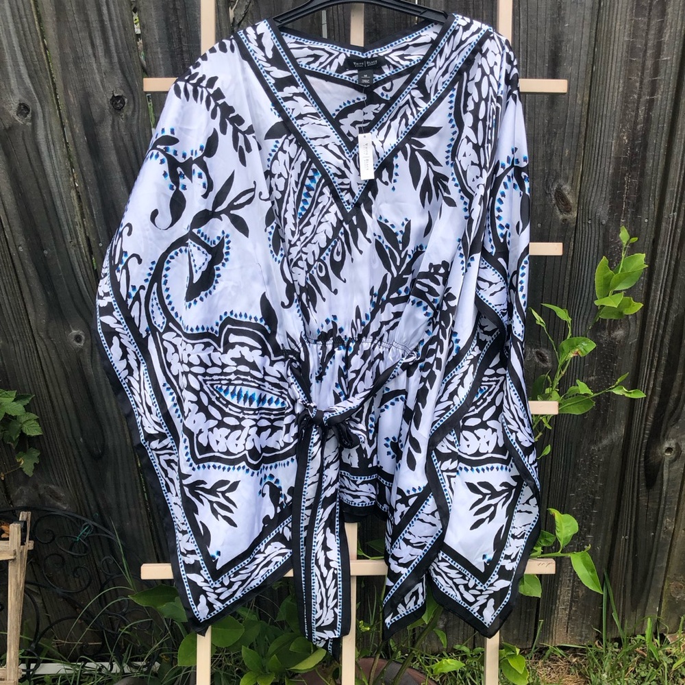WHBM Caftan Coverup OS